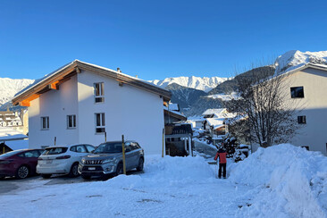 Maisonette Ferienwohnung Fretli - Ansicht Winter