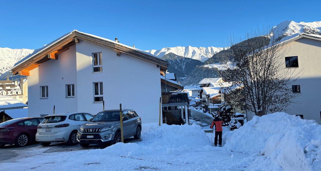 Maisonette Ferienwohnung Fretli - Ansicht Winter