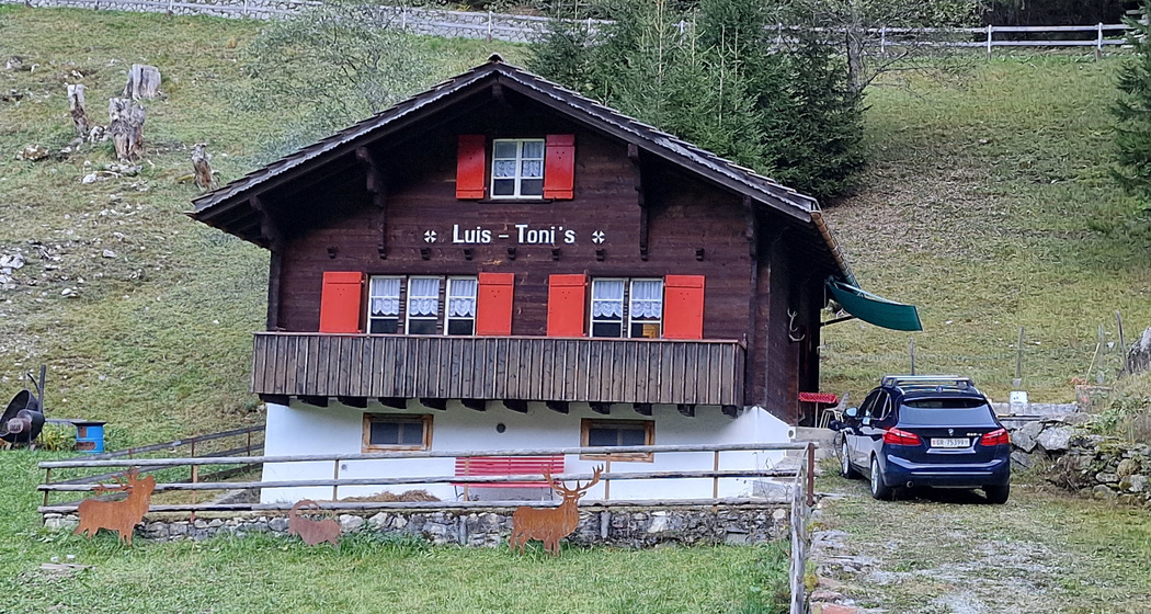 Berghaus Luis-Toni's, Aussenansicht Terrasse