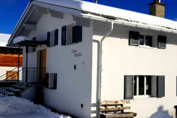 Ferienwohnung Bergblick Vigela - Ansicht Winter