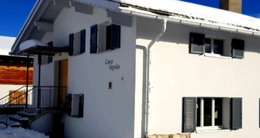 Ferienwohnung Bergblick Vigela - Ansicht Winter