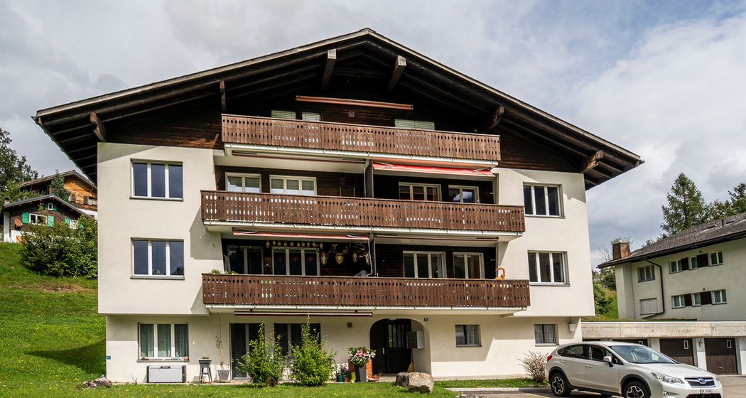 Ferienwohnung Casa Runaglias - Ansicht Sommer