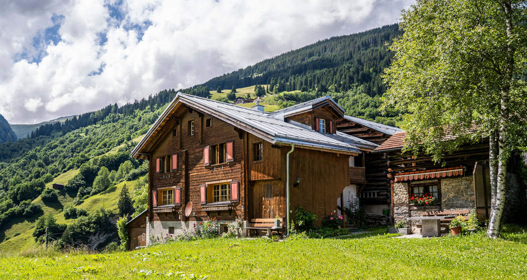 Ferienhaus Bundi Surin - Ansicht Sommer