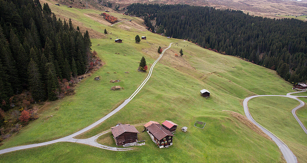 Ferienhaus Maierta - Sommer Ansicht Drohne