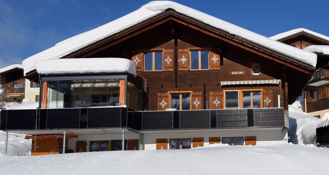 Ferienwohnung Schweizer - Ansicht Winter
