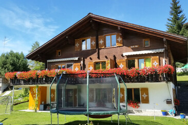 Ferienwohnung Schweizer - Ansicht Sommer