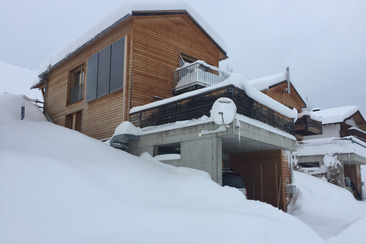 Ferienhaus Balcon Sulegliv - Ansicht Winter