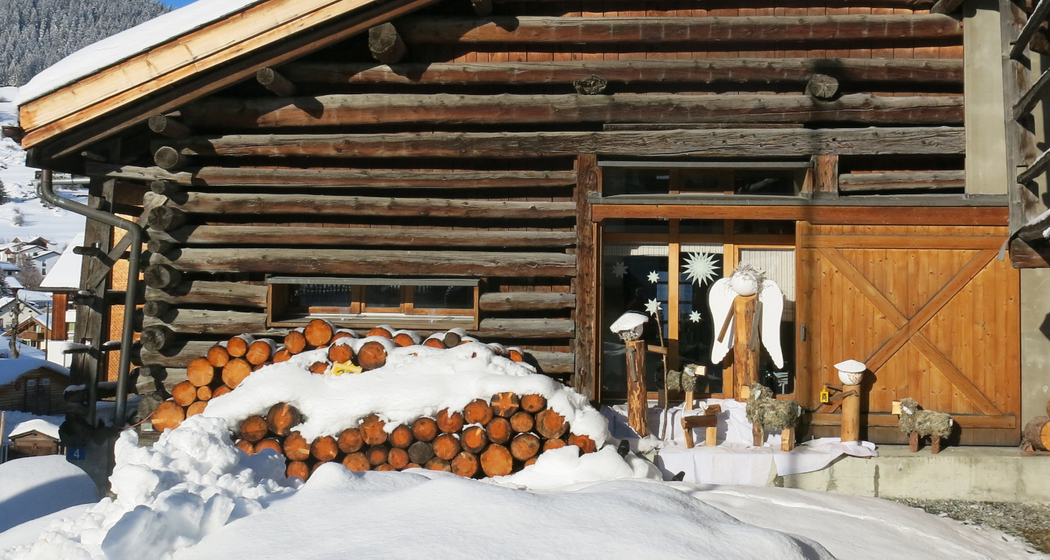 Ferienhaus Casa Clavau - Ansicht Winter