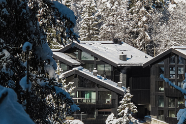 Vista invernale all'esterno