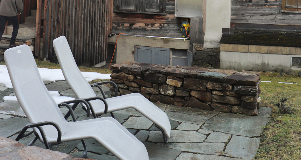 Ferienwohnung Igniv - Terrasse