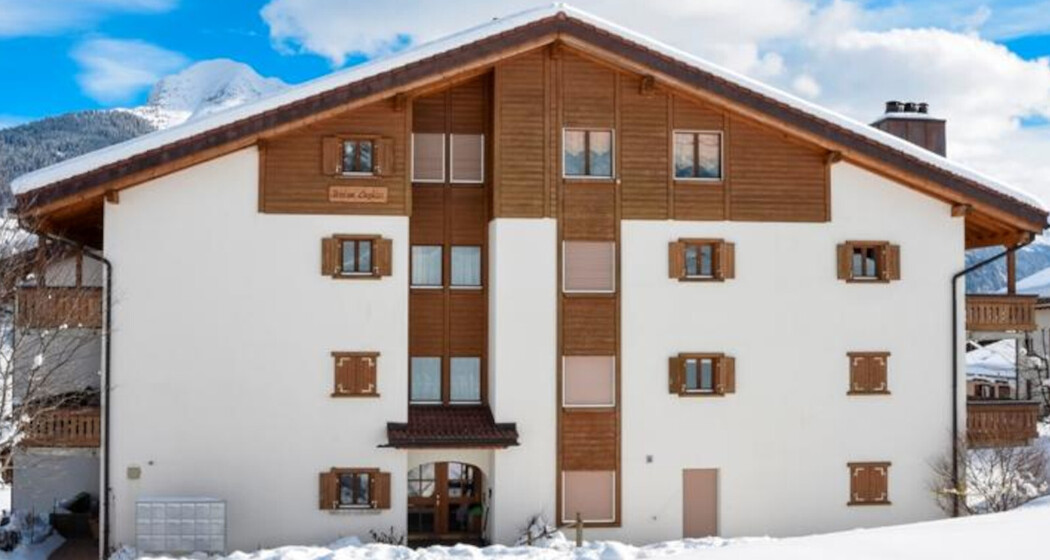 Ferienwohnung Davos Caplan Leemann - Ansicht Winter