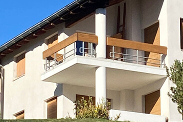 Ferienwohnung Sur Mulins Barbacsy - Ansicht Sommer