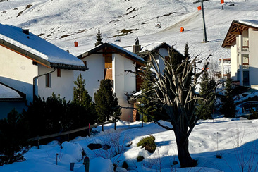 Ferienwohnung Sur Mulins Barbacsy - Ansicht Winter