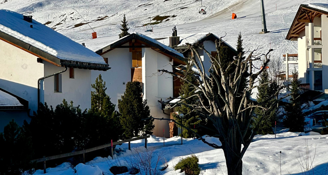 Ferienwohnung Sur Mulins Barbacsy - Ansicht Winter