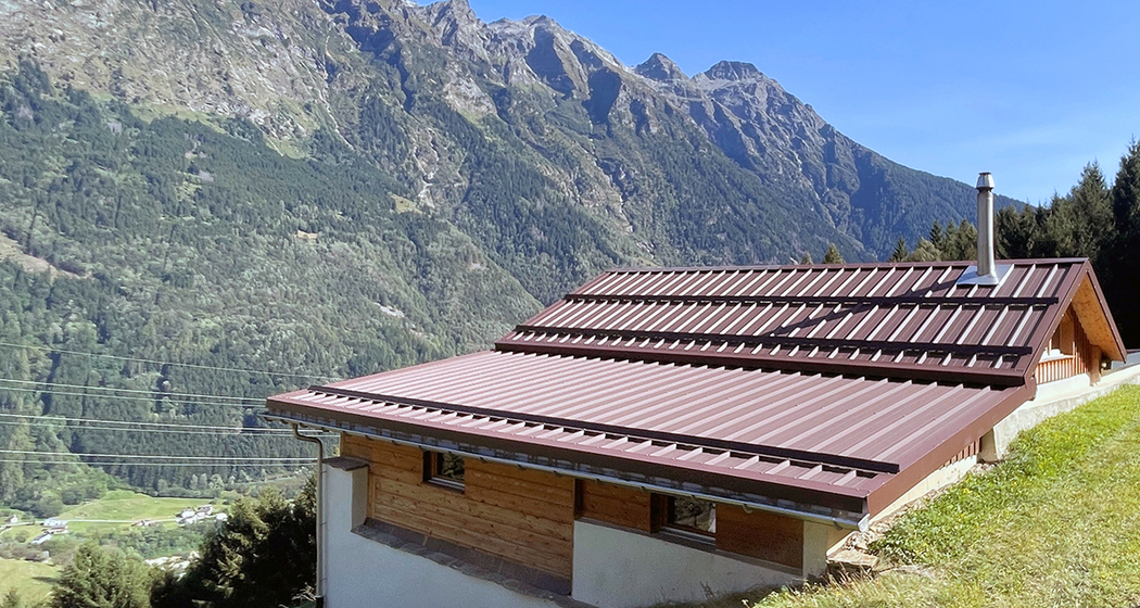 Autarkes Maiensäss Pundelon, seitliche Ansicht (Schlafzimmer)