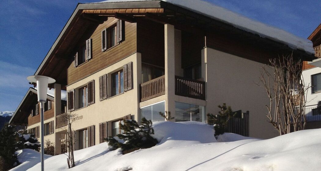 Casa Culeischen Aussenansicht Winter