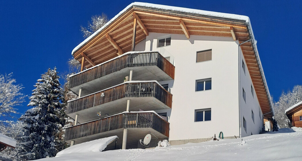 Ferienwohnung Spilgè - Ansicht Winter