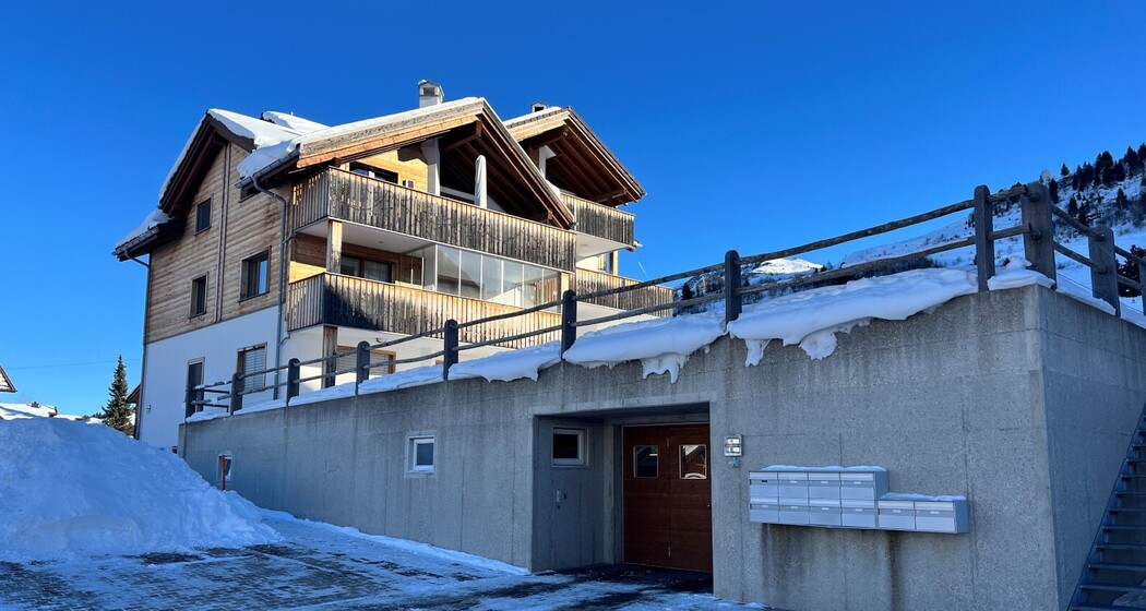 Ferienwohnung Hirtegga 2 - Aussenansicht Winter