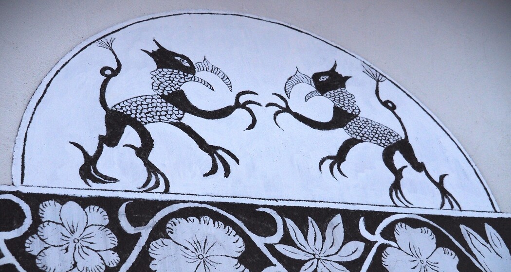 Sgrafito Hausfassade