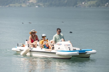 Pedalofahren auf dem Walensee