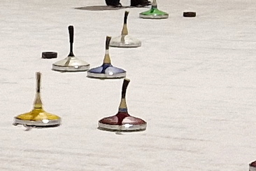 Eisstockschiessen in Obersaxen-Misanenga