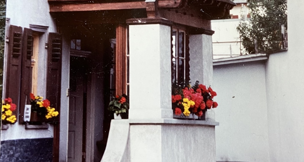 Veranda im Sommer