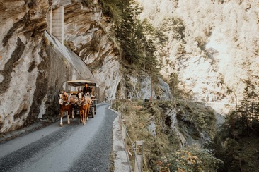 Kutschenfahrt zur Taminaschlucht