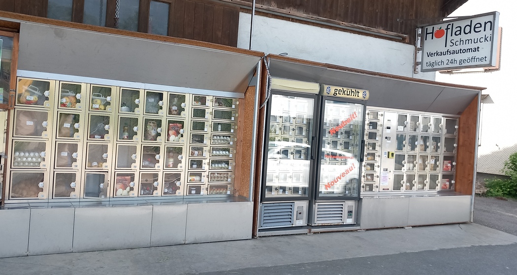 Verkaufsautomat von nahem