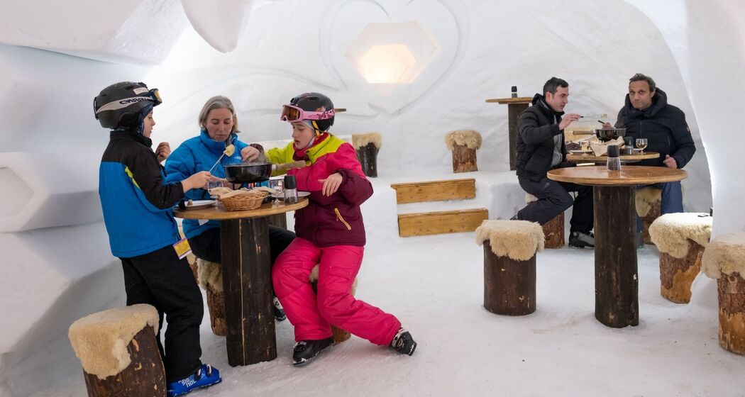 Fondue Deluxe im Iglu Dorf in Davos (exp_06e06b6)
