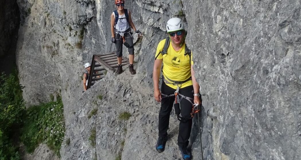 Historischer Klettersteig Pinut für Einsteiger ab Flims (exp_479f16f)