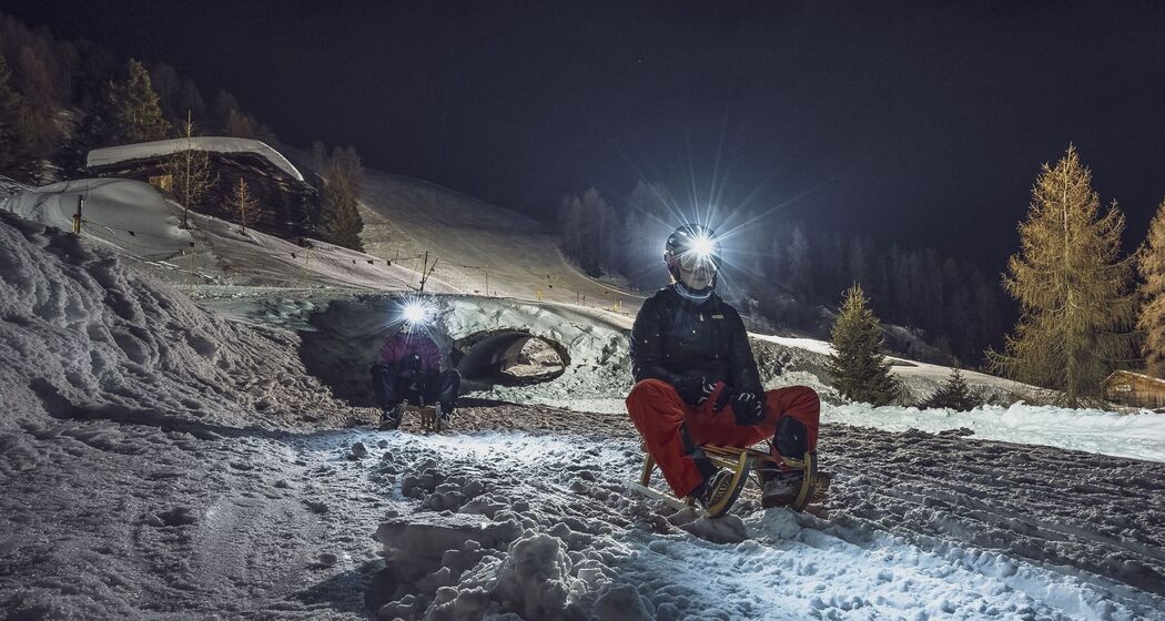 Abendschlitteln am Rinerhorn inkl. Abendkarte, Fondue und Schlittenmiete (exp_54ef7a6)