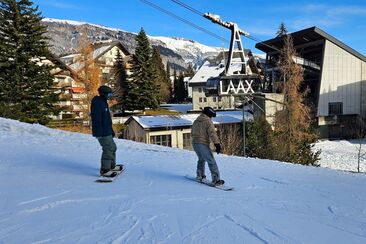 Cours de snowboard privés pour avancés à Laax (exp_81061ab)