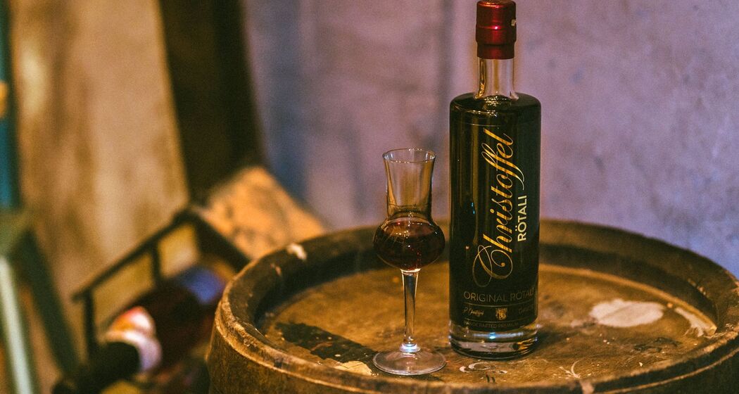 Röteli Likör Betriebsbesichtigung bei Christoffel Rötali in Davos (exp_898de8c)