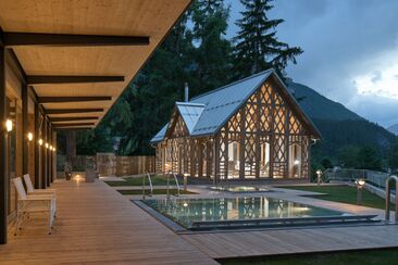 Kombination Fondue-Schlitten und Entspannung im KurBad (Mittag- oder Abendessen) (exp_8b314b4)