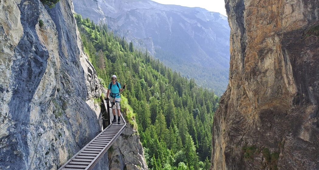 Historischer Klettersteig Pinut für Einsteiger ab Flims (exp_9be2d03)