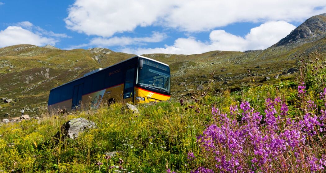 Flüelapass Postauto Fahrt ab Davos oder Susch (exp_a9ca268)