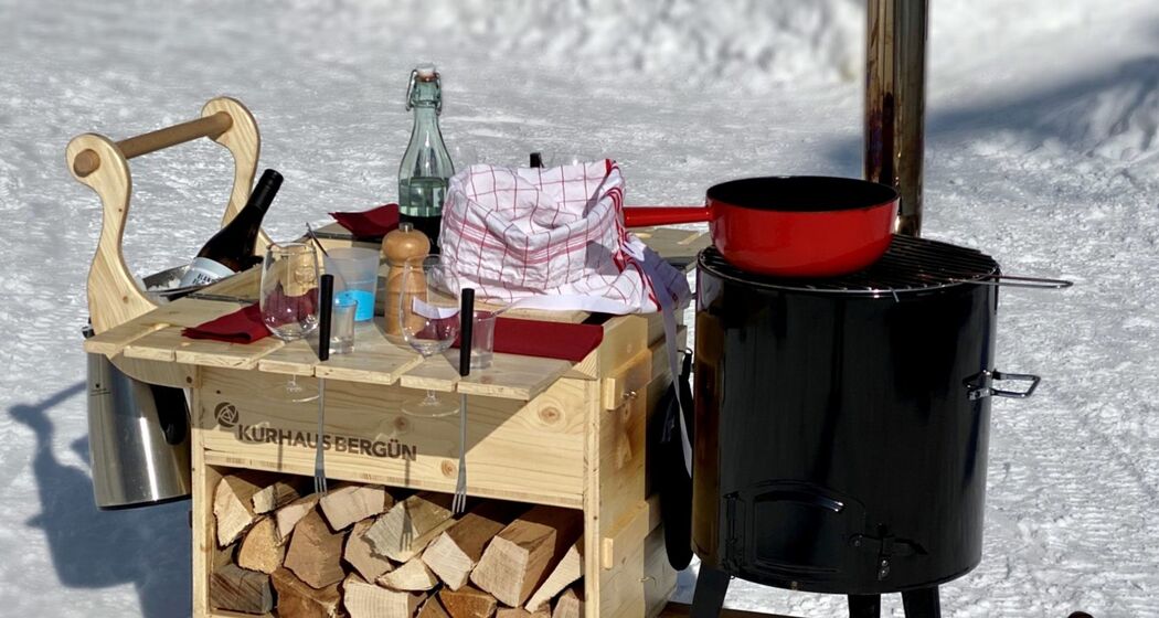 Kombination Fondue-Schlitten und Entspannung im KurBad (Mittag- oder Abendessen) (exp_ae67aac)