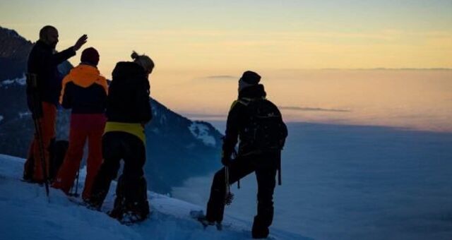 Schneeschuhtour und Schlitteln mit Fondue in Davos (exp_c86c815)