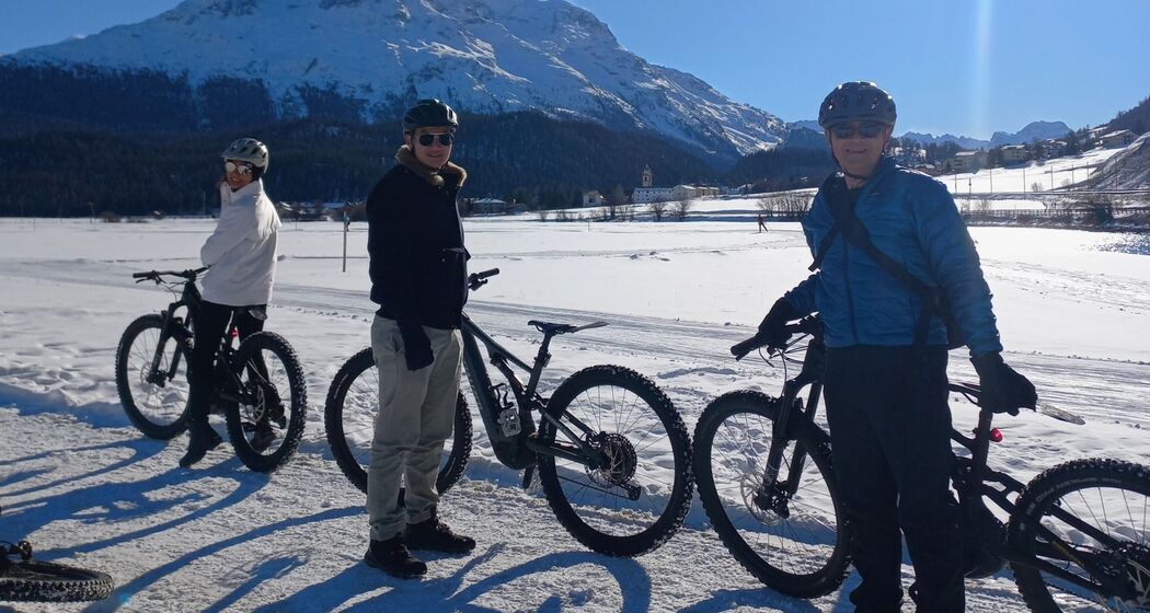 Biketour Winter "Von Cervelat bis Champagner" ab St. Moritz (exp_cb9c4d7)