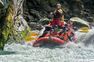 Rafting nelle gole di Giarsun sull'Inn in Engadina (exp_f224683)