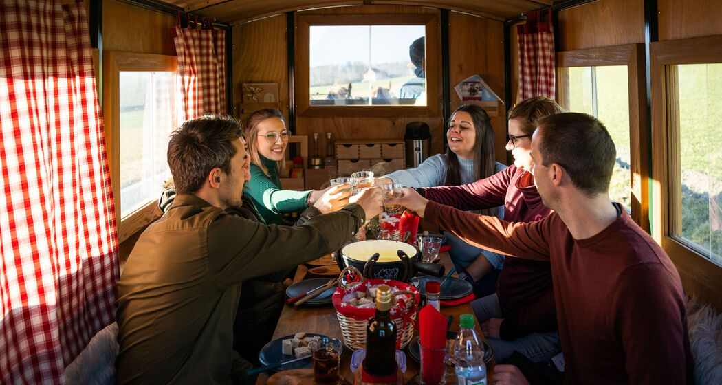 Kutschenfahrt mit Fondueplausch Heidiland Bündner Herrschaft (exp_fd15f6d)
