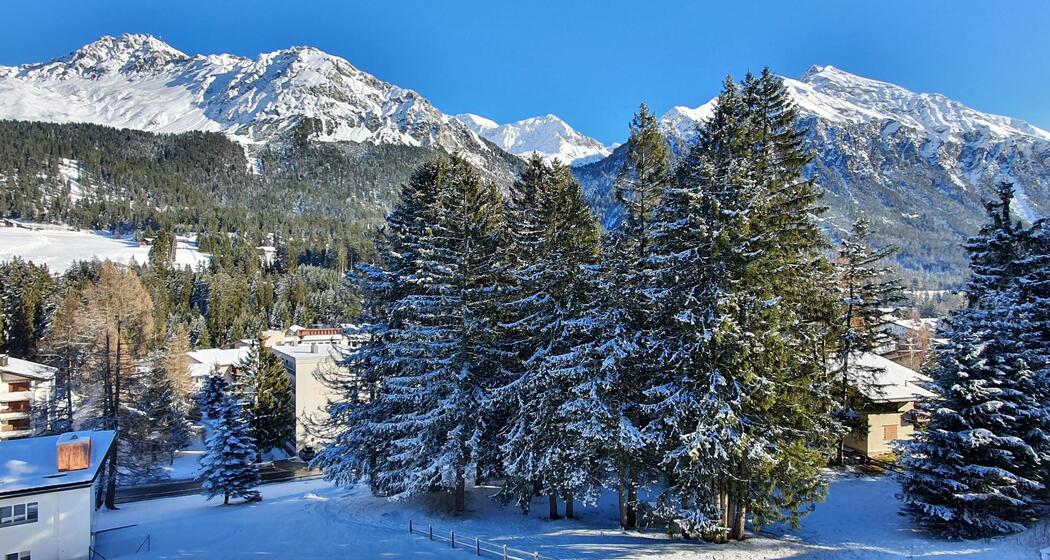Aussicht aus dem Balkon_Winter