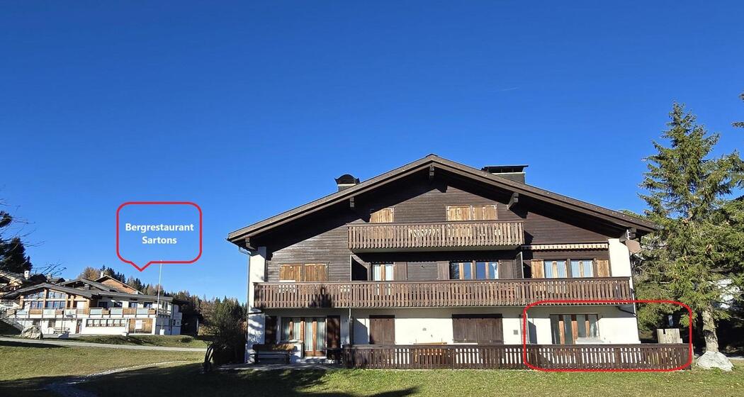 Ausblick von der Terrasse/Gartensitzplatz