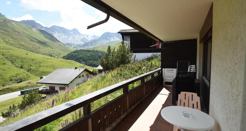 Aussicht Balkon Südwesten