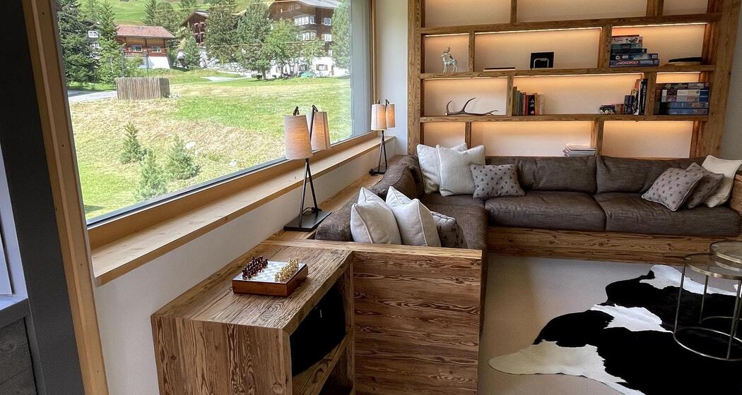 Livingroom & view on Bergkirchli