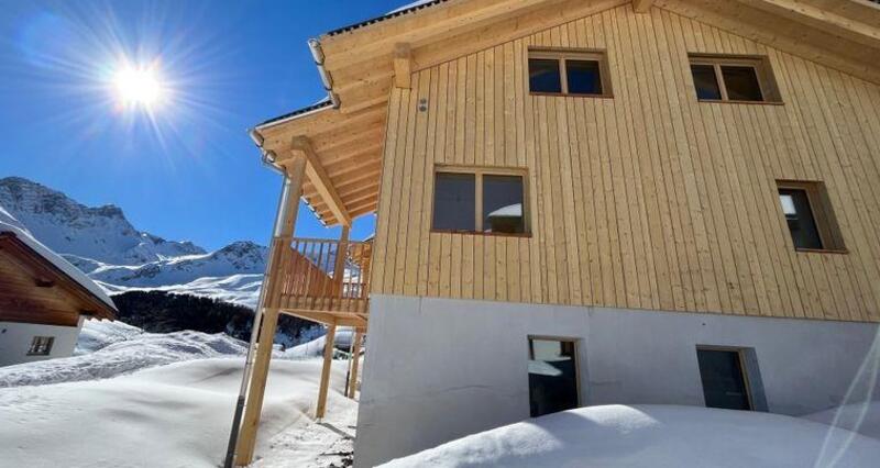 Ansicht von Osten im Winter