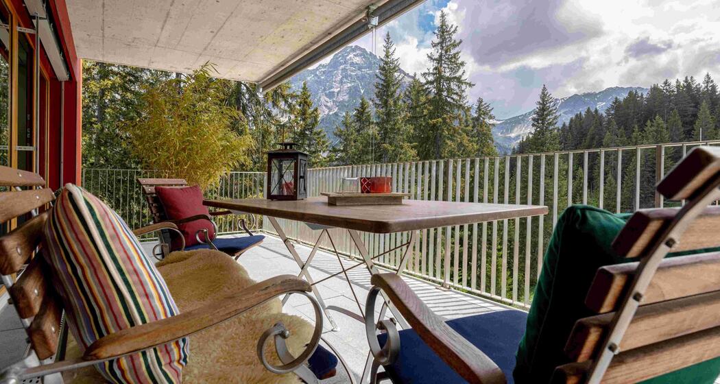 Ausblick von der Terrasse