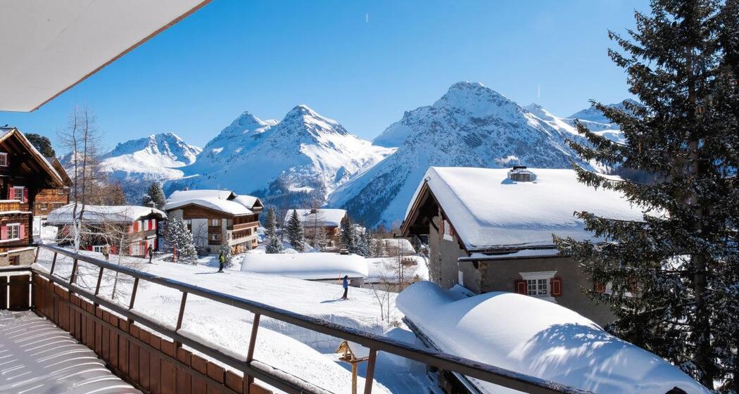 Ferienwohnung Schafrügg im Haus Mattern - Arosa
