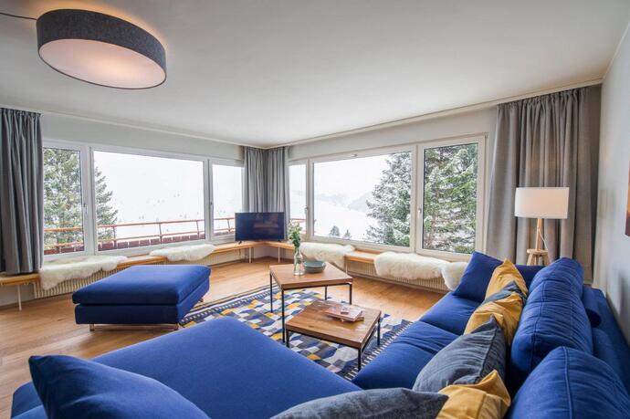 Ferienwohnung Schafrügg im Haus Mattern - Arosa