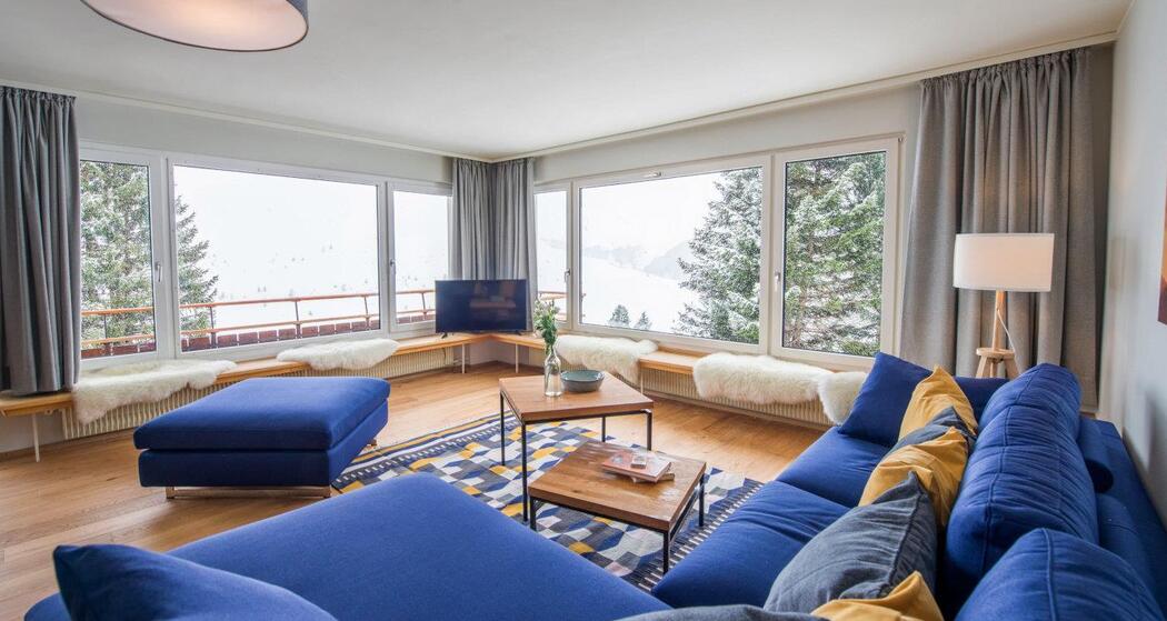 Ferienwohnung Schafrügg im Haus Mattern - Arosa